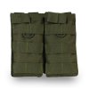 MOLLE Holster for 2 M4 magazines open - Delta Armory