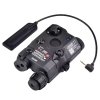 wadsn aiming device red laser with led flashlight black wdx042 b