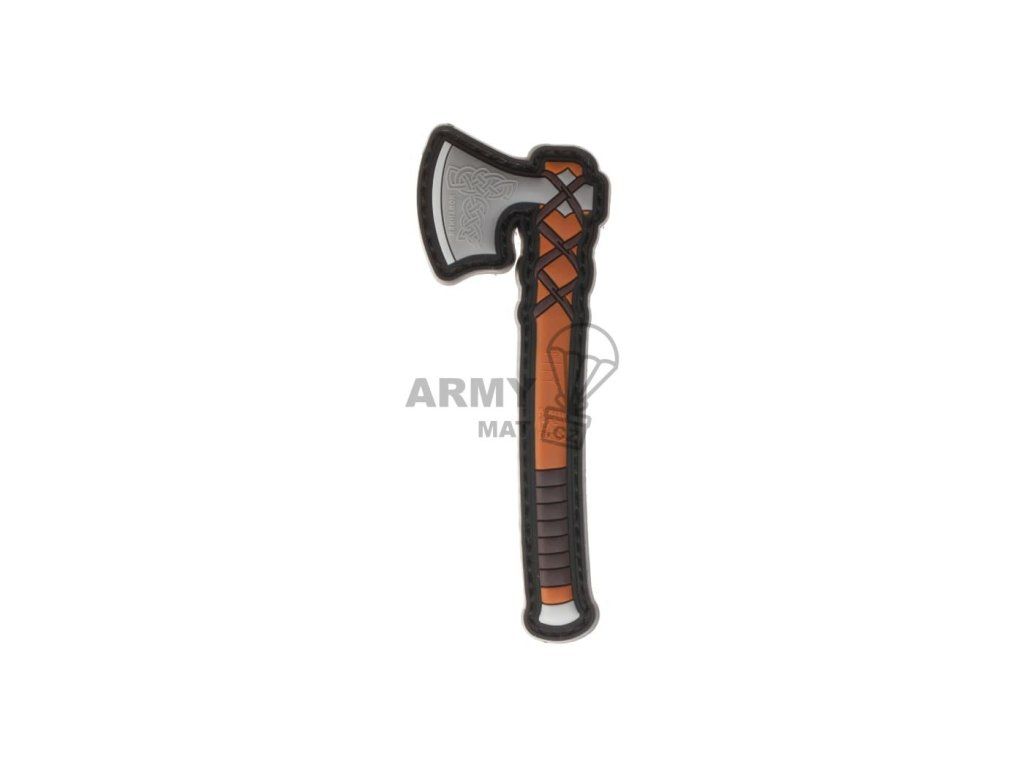 Viking Northmen Axe Rubber Patch (Barva Multicolor)
