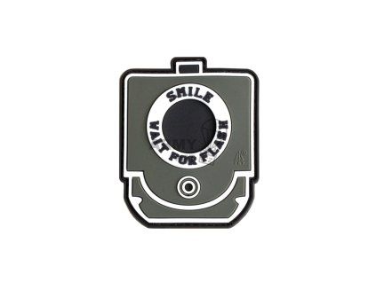 Smile and Wait Rubber Patch (Barva Foliage Green)