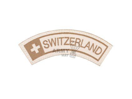 Switzerland Small Tab Patch (Barva Desert)