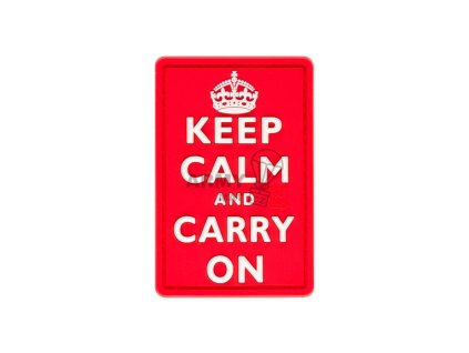 Keep Calm Rubber Patch