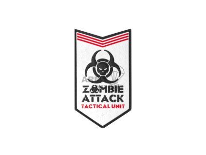 Zombie Attack Rubber Patch (Barva White)