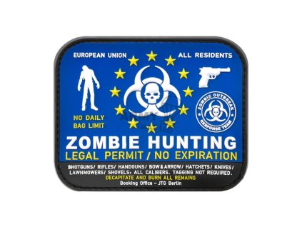 Zombie Hunter Rubber Patch