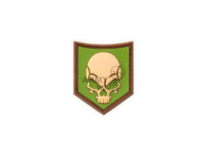 SOF Skull Rubber Patch (Barva Green)