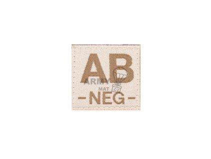AB Neg Bloodgroup Patch (Barva Desert)