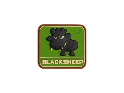 Little Black Sheep Rubber Patch (Barva Green)