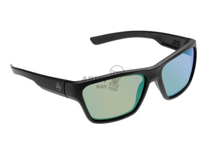 Pivot - Polarized - Black Frame / High Contrast Violet Lens / Green Mirror