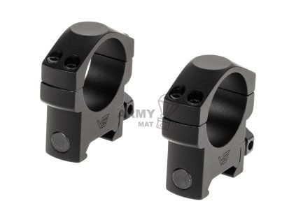 30mm Medium Profile Weaver Rings (Barva Black)