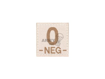 0 Neg Bloodgroup Patch