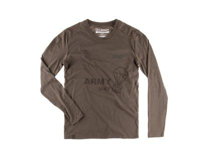 Clawgear Basic Tee LS – funkční tričko (Barva Stonegrey Olive, Velikost XS)