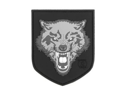 Wolf Shield Rubber Patch (Barva Grey)