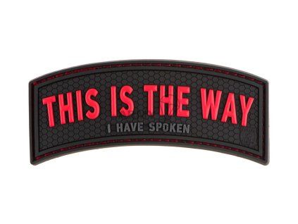 This is the Way Rubber Patch (Barva Multicolor)