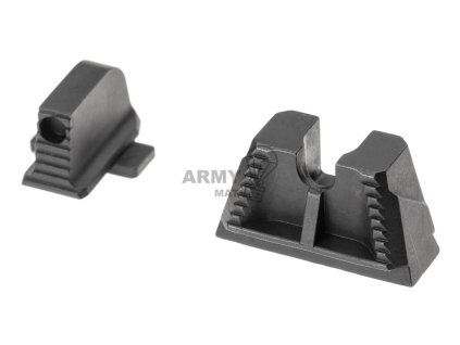 Iron Front and Rear sights for Sig Sauer P320 Suppressor Height