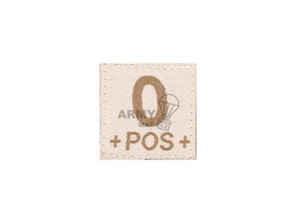 0 Pos Bloodgroup Patch (Barva Desert)