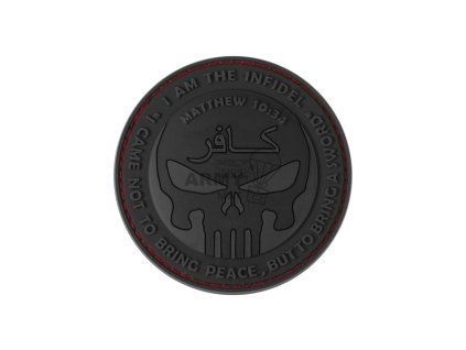 The Infidel Punisher Rubber Patch (Barva Blackops)