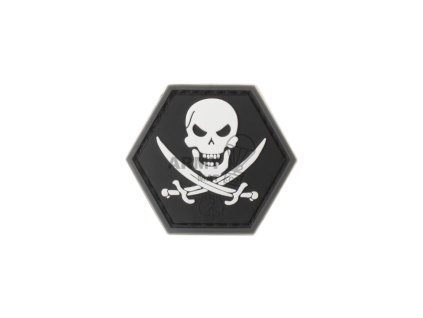No Fear Pirate Rubber Patch