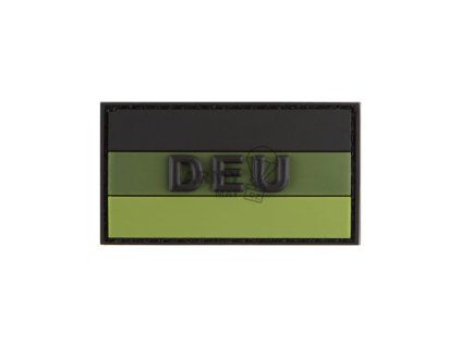 Small German Flag Rubber Patch (Barva Forest)