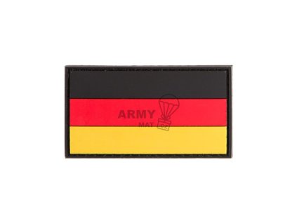 German Flag Blank Rubber Patch