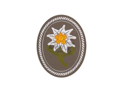 Edelweiss Patch Oval