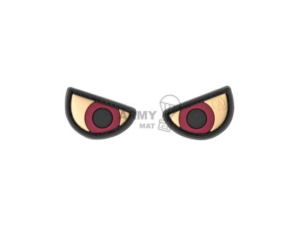 Angry Eyes Rubber Patch