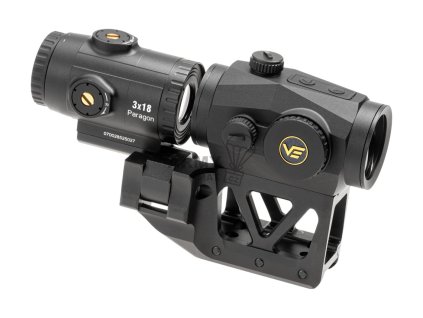 57527 scrapper 1x29 rds with paragon 3x magnifier and one piece mount