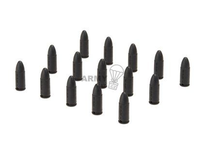 Dummy Bullets 9x19mm 15pcs (Barva Black)