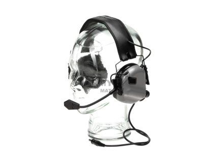 M32 Tactical Communication Hearing Protector (Barva Grey)