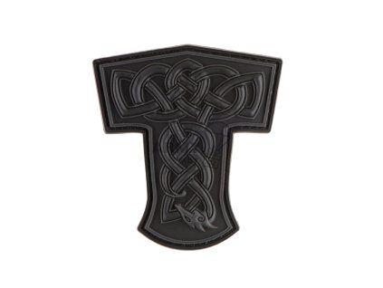Thors Hammer Dragon Rubber Patch (Barva Blackops)