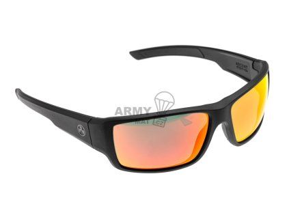 57911 7 ascent polarized black frame gray lens red mirror