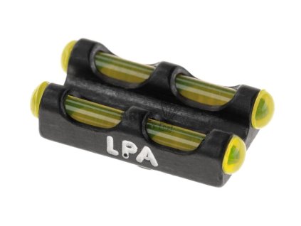 Yellow Twin Fiber Optics Front Sight 3,0 MA Thread