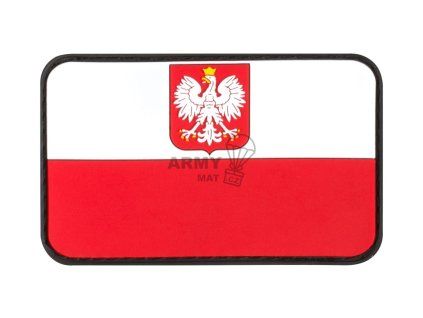 Poland Flag Rubber Patch (Barva Multicolor)