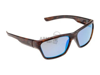58484 7 pivot polarized tortoise frame bronze lens blue mirror