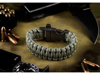 Survival Bracelet (Barva Grey)