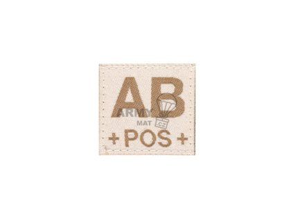 AB Pos Bloodgroup Patch (Barva Desert)