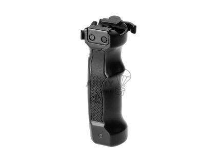 D Grip with Ambi Quick Release Deployable Bipod (Barva Black)