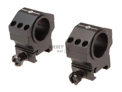 30mm / 25.4mm Tactical Mounting Rings - Medium Height