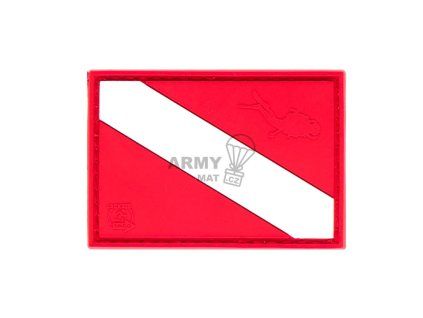 Diver Down Flag Rubber Patch (Barva Multicolor)