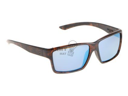 59540 7 explorer polarized tortoise frame bronze lens blue mirror