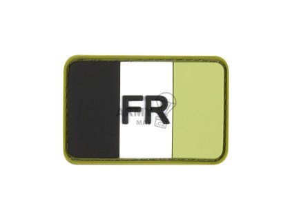 France Flag Rubber Patch (Barva Forest)