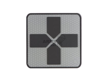 Big Red Cross Medic Rubber Patch