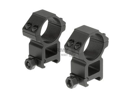 30mm Mount Rings High (Barva Black)