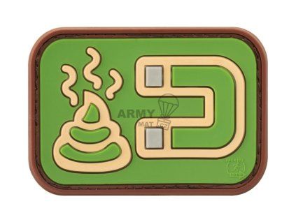 Shit Magnet Rubber Patch (Barva Green)