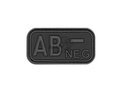 Bloodtype Rubber Patch AB Neg (Barva Blackmedic)