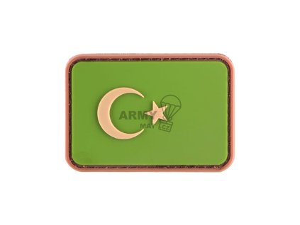 Turkey Flag Rubber Patch