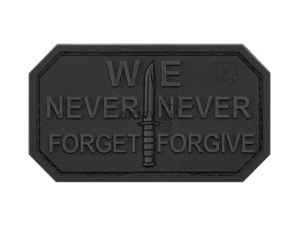 Never Forget Rubber Patch (Barva Blackops)