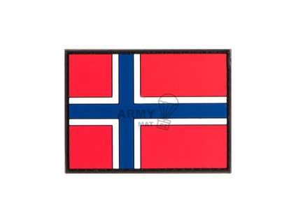 Norway Flag Rubber Patch