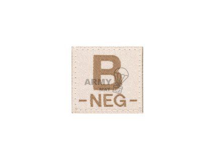 B Neg Bloodgroup Patch (Barva Desert)