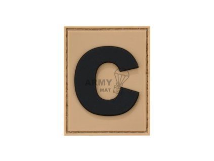 64163 4 c team member rubber patch desert