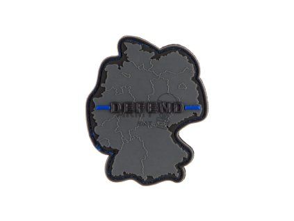Defend Germany Rubber Patch (Barva SWAT)